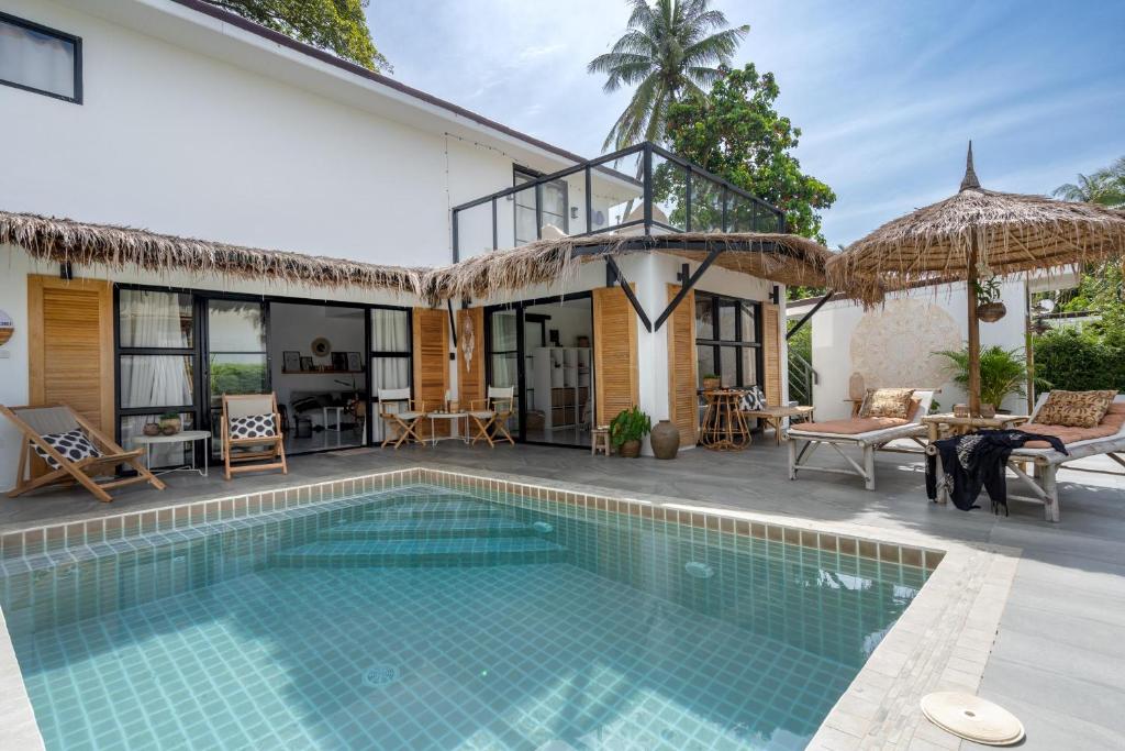 Manao Pool Villa 3 - 5 mins walk to the beach