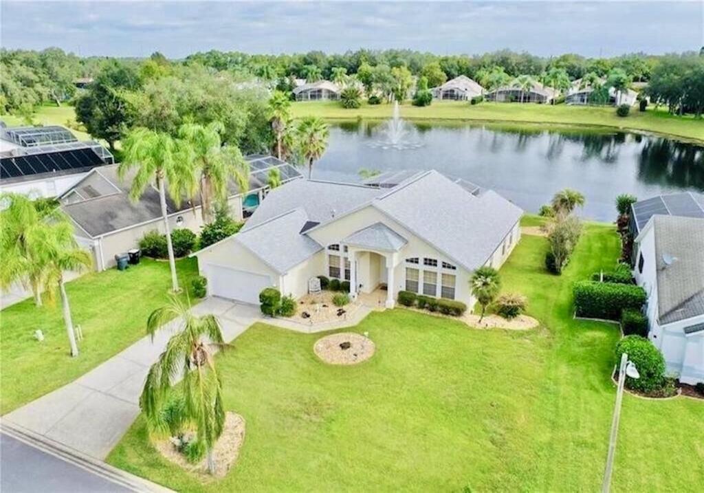 Beautiful Waterfront Home with Heated Pool and Game Room